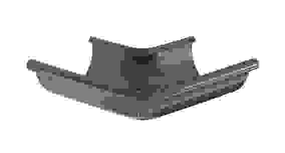 Угол желоба наруж. d=125 (RAL 7024 Matt) ASN1