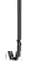 Крюк удлинённый 230мм d=150 (RAL 7024 Matt) ASN с комплектом крепления