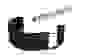 Соединитель желоба в комплекте d=125 (RR 32 Matt)