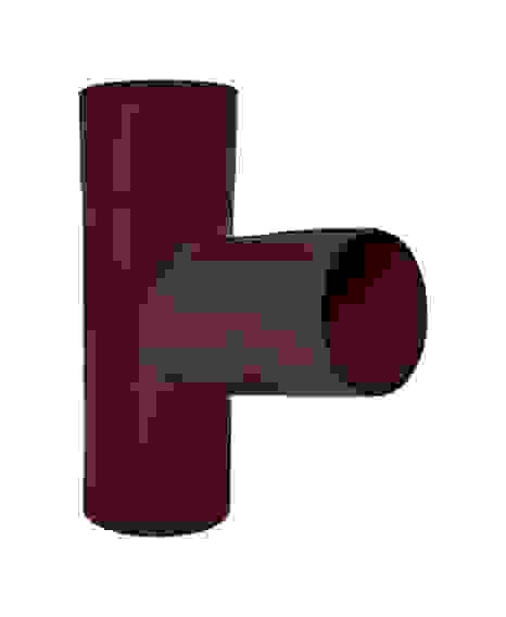 Тройник d=100 (Ral 8017) AS