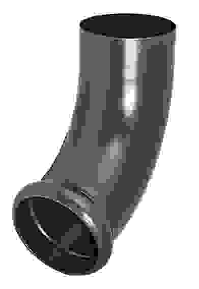 Отвод трубы декорированный d=100 (RAL 7024)