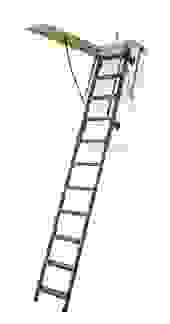 Лестница складная металлическая LMK 70*120/280