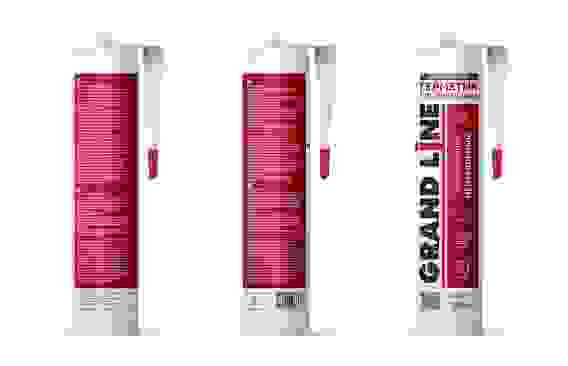 Герметик Grand Line Professional кровельный силиконовый нейтральный 280мл RAL 8017 шоколад