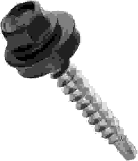 Саморезы 4,8х50 RAL 8019 (150 шт)