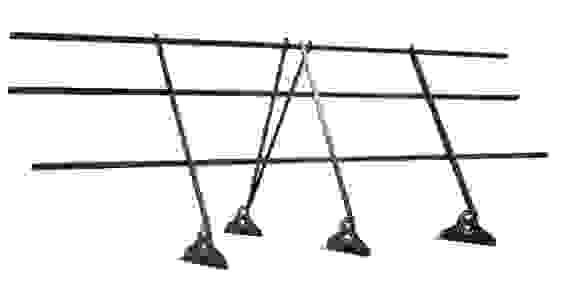 Ограждение кровельное Grand Line 1,2х3 RAL 8017