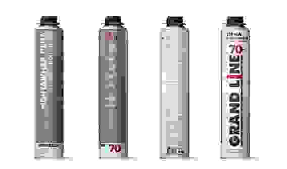 Пена монтажная профессиональная Grand Line 70+ всесезонная, 900мл, 1000г