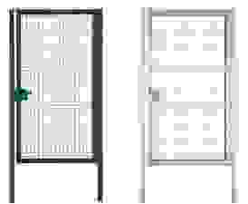 Калитка Profi Lock 2,43x1 RAL 6005