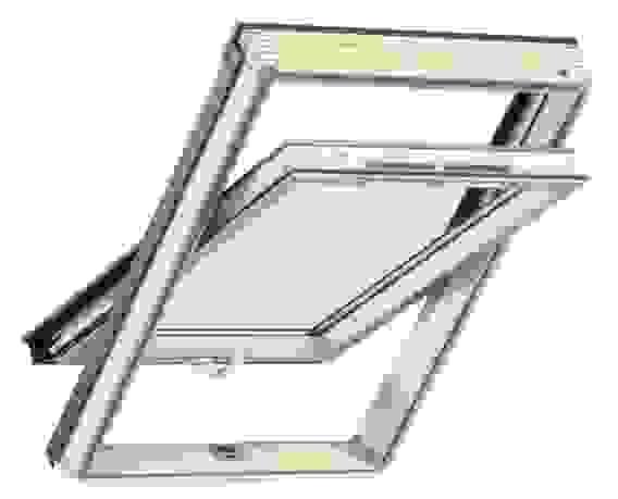 Мансардное окно OPTIMA Комфорт (GLR B), ручка снизу, 114х140см