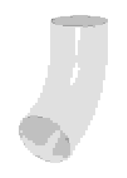 Отвод трубы d=90 (RAL 9003) ASN