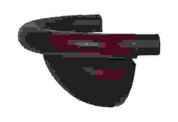 Заглушка желоба полукруглая d=125 (Ral 8017 Matt)